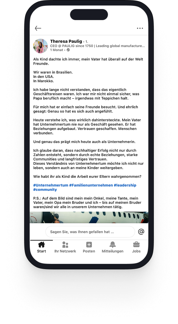 LinkedIn Content Mockup